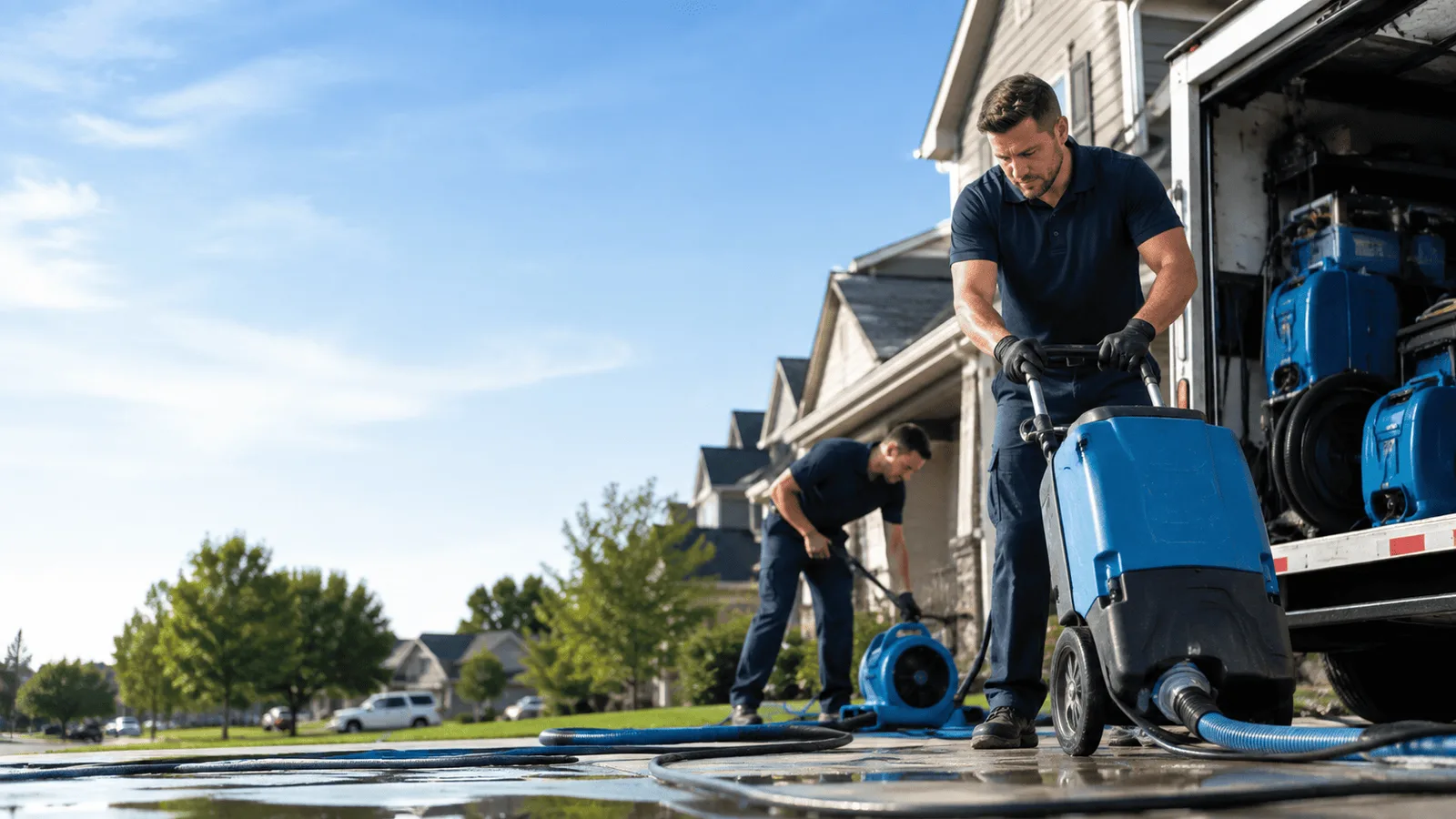 Dehumidification being performed in Beersheba Springs, TN